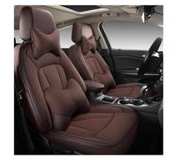 NYSQOFMB Ensemble De Housses Siège Voiture en Cuir Cool pour Benz pour ML250 ML350 ML400 ML450 ML500 ML550 W164 W166 Accessoires Protection Housse Siege Voiture(Brown LUX)