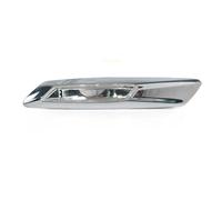 NYSQOFMB Feu Clignotant Rétroviseur pour BMW Série 5 F10 F11 2010-2017, Clignotants De Voiture, Feux De Position Latéraux Avant, Noir Brillant 63137154168 Clignotants Latéraux(Silver Right)