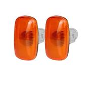 NYSQOFMB feu stop Clignotant latéral 3 W pour Rodeo RA 2006-2008 couleur ambre(2pcs Clear Shell)