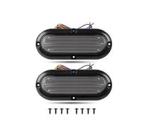 NYSQOFMB feu stop Feu Arrière À LED 4 1 Pare-chocs Arrière Clignotant Feu Freinage Camion Semi-remorque Véhicules Travail Lampe DRL 12/24V Feu Arrière Stroboscopique(2pcs Flash Taillight)