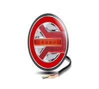 NYSQOFMB feu stop Feux Arrière LED Pour Remorque 12 V 24 Feu Hamburger Modifié Clignotants De Freinage 55 Pouces Rond Pour Camion(1pc Brake Taillight)