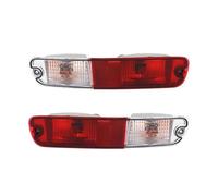 NYSQOFMB Feux Arrière D'Éclairage Feu Pare-chocs Arrière Réflecteur D'avertissement Lentille Rouge Avec Ampoules Pour Mitsubishi Pour Pajero Pour Montero V73 V75 V77 2003-2007(L and R)