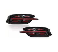 NYSQOFMB Feux D'avertissement Feux Antibrouillard De Réflecteur Pare-chocs Arrière Pour Civic 10th Gen 2016-2020 Berline Feu Dynamique Drl Clignotant(CF Red)