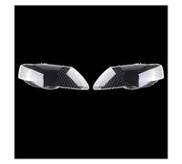 NYSQOFMB Feux phares Couvercle De Phare De Voiture Pour VW Pour Passat Pour B6 R36 2006-2011 Capuchons De Phares Abat-jour Couvercle De Lampe Frontale Coque De Lentille En Verre(A Piar)