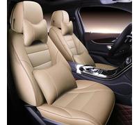 NYSQOFMB Housse De Siège Voiture Personnalisée Coussin pour Benz pour pour C200 C300 C220 C250 C350 C400 C180 GLC300 GLC200 GLC260 pour Coupé GLC220d Housse Siege Voiture(Luxury Beige)