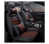 NYSQOFMB Housse De Siège Voiture pour Toyota Tous Les Modèles pour Sequoia pour Rush pour Avalon pour Avanza Accessoires Protection Intérieur Housse Siege Voiture(Luxury Black Coffee 5 Seat)