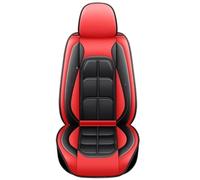 NYSQOFMB Housses De Siège Voiture en Cuir Ensemble Complet pour Ford pour Fusion pour Edge pour Tourneo pour Kuga pour Mustang Housse Siege Voiture(Rouge)