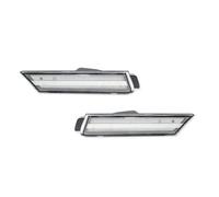 NYSQOFMB Indicateur Pour Chevy Pour Camaro 2010 2011 2012 2013 2014 2015 Voiture Avant Arrière LED Pare-chocs Côté Marqueur Clignotants Clignotant Du Rétroviseur Droit(Front Crystal)