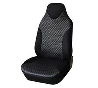 NYSQOFMB Le Siège De Voiture Avant en Cuir D'unité Centrale Couvre La Couverture Seau Haut Intérieur Automatique pour Ford Ranger XLT 2001 Protecteurs Housse Siege Voiture(Black-1PCS)
