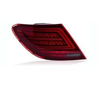 NYSQOFMB Pour Mercedes Pour Benz W204 C200 C250 C300 2007-2014 Feu Antibrouillard Arrière Frein Clignotant Arrière Feu Arrière LED Voiture Feu Arrière Remorque(Rouge)
