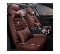 NYSQOFMB pour Toyota pour CHR pour Corolla pour Yaris pour Prius pour Vios pour Kluger pour Sequoia pour Rush Housses De Siège Voiture Universel Accessoires Housse Siege Voiture(Luxury Coffee)