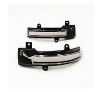 NYSQOFMB rétroviseur 1 paire de clignotants LED pour Mitsubishi pour Outlander pour Sport pour ASX 2013-2020 feux de rétroviseur latéral(Clear Dynamic)