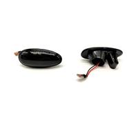 NYSQOFMB rétroviseur Clignotant pour Mitsubishi pour Pajero pour Shogun pour MK3 pour Montero pour Sport marqueur latéral dynamique à LED(Smoke shell)