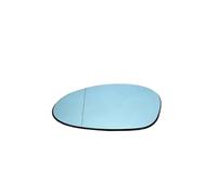 NYSQOFMB Rétroviseur de Porte à Aile Bleue côté conducteur Gauche, Verre Chauffant pour BMW série 1 3 E81 E87 E82 E46 E90 E92 Z4 E85 Verre Rétroviseur(1PC Left Blue)