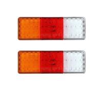 NYSQOFMB rétroviseur Lot de 2 feux arrière de voiture 75 LED 24 V étanches clignotants arrière pour camping-car remorque camion bateau