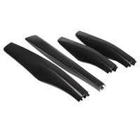 NYSQOFMB Toit Barres transversales pour Lexus pour RX350 pour RX400h pour RX330 2004-2009 Noir ABS Barre De Toit Rail Protection D'extrémité Coque Remplacer 4 Pièces Roof Rack Cross Bars