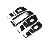 NYSQOFMB Voiture Interieur Decoration Autocollants Bouton Lève-vitre Porte Voiture Accessoires pour Mazda 3 BP 2019-2025 Voiture Interieur(Noir)