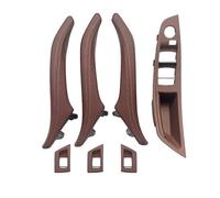 NYSQOFMB Voiture intérieures d'accoudoir Pour BMW Pour Série 5 F10 520 523 Ensemble Poignées Porte Passager D'accoudoir Côté Conducteur Poignée intérieure(RHD Red 7pcs set)