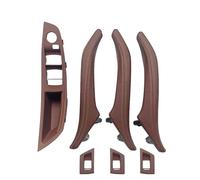 NYSQOFMB Voiture intérieures d'accoudoir Pour BMW Pour Série 5 F10 520 523 Ensemble Poignées Porte Passager D'accoudoir Côté Conducteur Poignée intérieure(LHD Red 7pcs set)