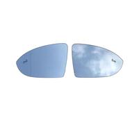 NYSQOJFNF Miroir Glace Rétroviseur Extérieur pour VW pour Golf 7 7.5 VII pour GTI pour GTD pour GTE pour MK7 2013-2020 Rétroviseur Latéral Chauffant Aide Aux Angles Morts en Verre(L+R)