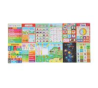 NYSUZHOUJI Affiche d'apprentissage de dessin animé, 12 pièces, affiches éducatives, prévention de l'eau, éducation en anglais pour les personnes
