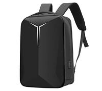 NYSUZHOUJI l'eau de Grande capacité empêche Le Sac à Dos de Coquille Dure avec Un Port USB Externe Noir