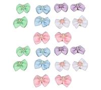 NYSUZHOUJI Pet Bow Band Migne Small Hair Accessory Dog TooMing Top-Notes Version Puppy Cats Lapins