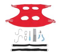 NYSUZHOUJI Toiletage pour Chiens Set Hammac Breffable Secure Sac de retenue Pet Pet Grooming Sling Nail Clipper Peigt Cat Cat (L)