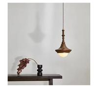 NYTGHYT Lampe à Suspension Vintage, Style français, luminaire décoratif pour Chambre à Coucher, Salon, Restaurant, Bureau, éclairage Domestique, Lustre LED(Brown)