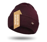 NYTTED® Bonnet Bordeaux en Laine mérinos pour Homme et Femme | 100% Laine mérinos Fine | Chaud, Doux & Extensible | Tricot d’Hiver Premium et Respirant