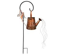 Nyutcwe L'arrosage Solaire Peut Allumer Un Jardin extérieur, des lumières de Jardin solaires de fée en métal en métal rétro à la Lampes Lampes Piste Patio