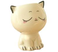 Nyutcwe Planteur de Chat, Pots de Plantes Mignons en céramique 2, 8 Pouces, Pots Petites Plants Non glissants, planteur Animal réutilisable pour Fleur Cactus succulente, Style 3 Chat
