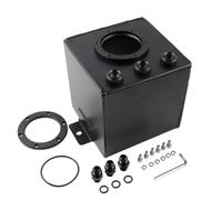 NYUwec Aluminium 2L Aluminium Surge Pot Tank Compatible avec AN6 et 044 Pompe à Carburant Externe