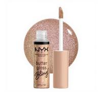 NYX Professional Makeup Butter Gloss Bling brillant à lèvres pailleté teinte 01 Bring The Bling 8 ml