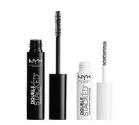 Nyx Mascara double stacked recsysteem/By brillance paillettes