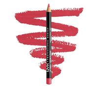 NYX Crayon à lèvres fin Formule crémeuse longue tenue Plush Red