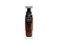 NYX Professional Makeup Fond de Teint Liquide Couvrant Tenue 24h Can't Stop Won't Stop Liquid Foundation, Waterproof, Fini Mat, Formule Vegan, Teinte : Warm Walnut (22.5)