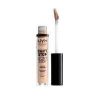NYX Professional Makeup Anti-Cernes, Correcteur, Contouring, Tenue 24h, Can't Stop Won't Stop Contour Concealer, Waterproof, Fini Mat, Formule Vegan, Teinte : Vanilla (06)