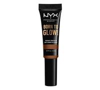 NYX Professional Makeup Anti-Cernes Éclat Born to Glow, Regard Illuminé, Réduction des Cernes, Illuminateur et Correcteur Contour, Formule Vegan, Teinte : Cappuccino