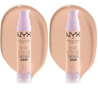 NYX Professional Makeup Anti-Cernes Sérum Correcteur Bare With Me, Fini Naturel, Couvrance Moyenne, Teinte : Vanilla (03) (Lot de 2)