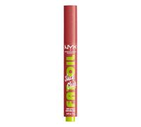 NYX Professional Makeup Baume à Lèvres Teinté Brillant, Aux Huiles Hydratantes, Hydratation Longue Durée, Formule Légère, Vegan, Fat Oil Slick Click, Teinte : No Filter Needed