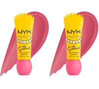 NYX Professional Makeup Baume Lèvres Mat Smushy Smarty Pink Simpsons (Lot de 2)