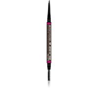 NYX Professional Makeup Crayon pour sourcils Blade & Shade double embout avec brosse Ash Brown 0,06 g
