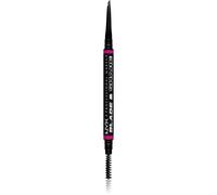 NYX Crayon pour sourcils Blade & Shade avec brosse – Teinte Black 0,06 g