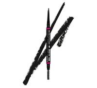 NYX Professional Makeup Blade & Shade, Crayon sourcils double embout, tenue jusqu'à 16h, Black