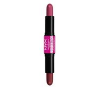 NYX Professional Makeup Blush Crémeux, À l'Acide Hyaluronique Hydratant, Texture Modulable, Formule Vegan, Wonder Stick, Teinte : Deep Magenta + Ginger (04)