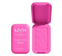 NYX PROFESSIONAL MAKEUP - Blush en Poudre, enrichi en beurre de Mangue, beurre d'amande & beurre de karité - Texture Fondante - Formule Vegan - Buttermelt Blush, Teinte : My Butta Half