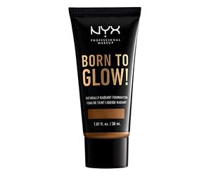 NYX PROFESSIONAL MAKEUP Born To Glow Naturally Radiant Foundation - Warm Mahogany