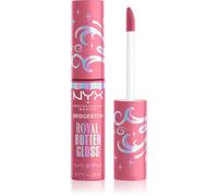 NYX Professional Makeup Bridgerton Royal Butter Gloss brillant à lèvres teinte 01 Angel Food Cake 8 ml