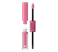 NYX Professional Makeup Brillant à Lèvres Shine Loud, Intensément Pigmenté, Double Embout Rouge à Lèvres et Gloss, Brillance Longue Tenue, Sans Transfert, Teinte : Trophy Life (10)